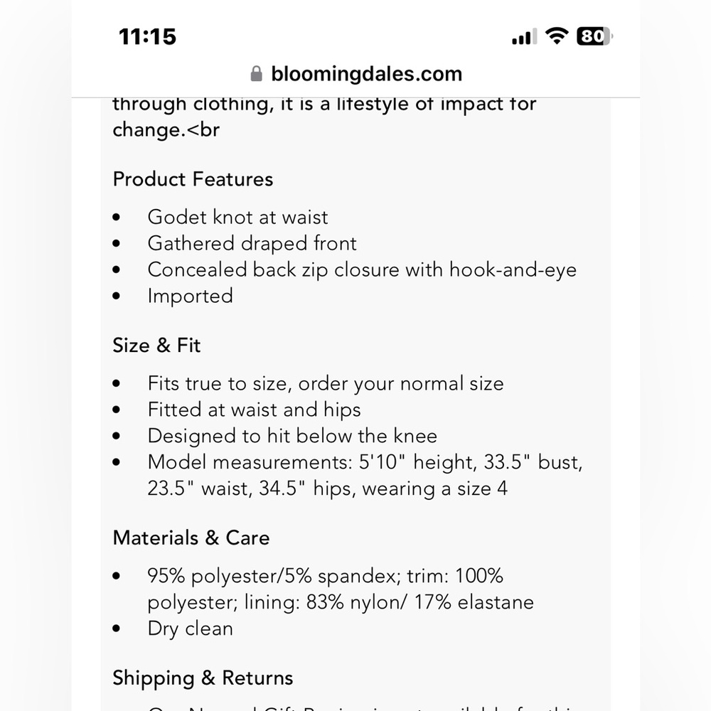 Cinq a sept vallory skirt- super flattering. - Picture 7 of 7